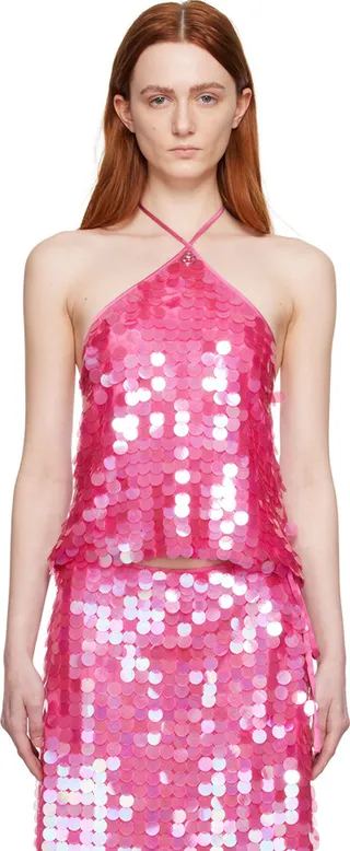 Saks Potts Pink Anouk Camisole