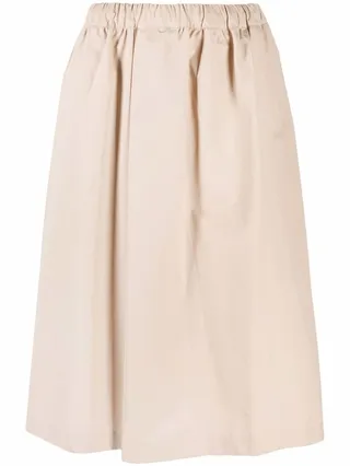 Wide-Leg Cropped Trousers