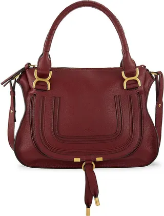 Medium Marcie Leather Satchel