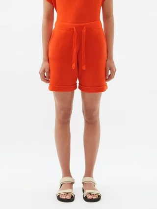 Drawstring Cashmere Shorts