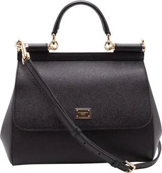 Dolce & Gabbana Medium 'sicily' Leathe Bag