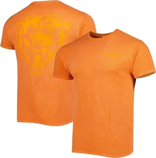 Men's '47 Brand Orange Chicago Bears Fast Track Tonal Highlight T-shirt