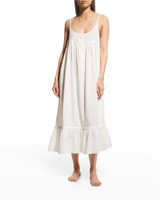 The Eyelet Flounce-Ruffle Nightgown