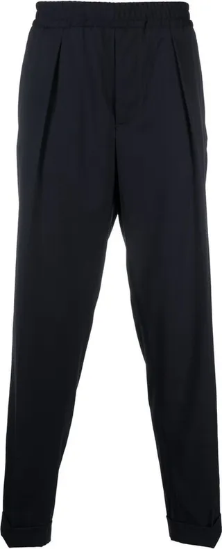Commuting tapered-leg trousers