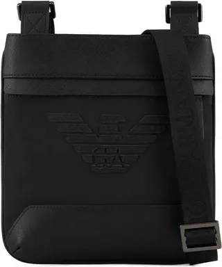 Emporio Armani Black Crossbody Bag With Logo