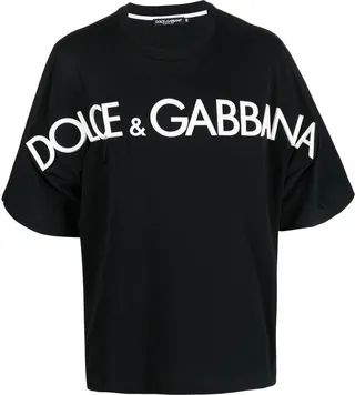 Black Logo Print T-Shirt