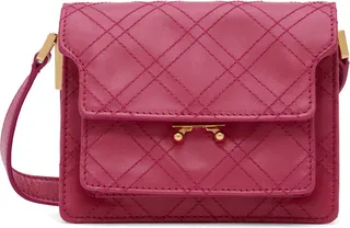 Marni Pink Mini Trunk Soft Bag