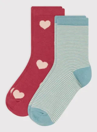 Kids 2 Pack Assorted Socks