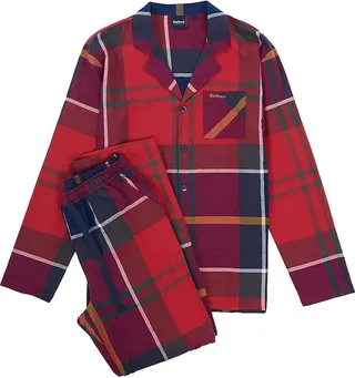 Tartan Pajama Shirt & Pants Set