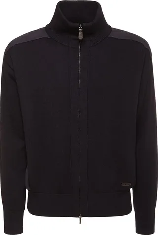 Cashmere & Wish wool bomber jacket
