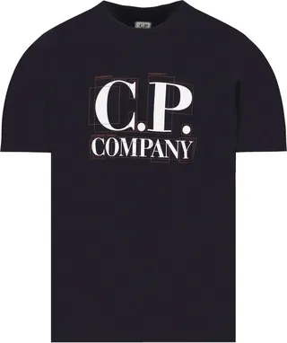 C.P. Company Logo Printed Crewneck T-Shirt