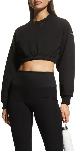 Devotion Pullover Fleece Crop Top
