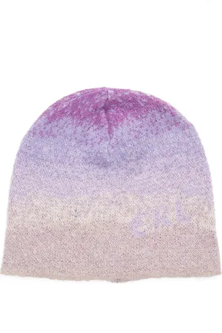 Gradient Mohair & Wool Blend Beanie