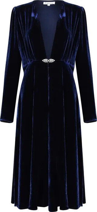 Libelula - Dulwich Coat Navy Velvet