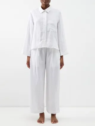 The Drawcord Linen Pyjama