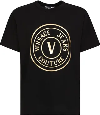Versace Jeans Couture Logo Printed Crewneck T-Shirt