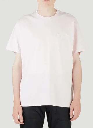 Burberry Logo Embroidered Crewneck T-Shirt