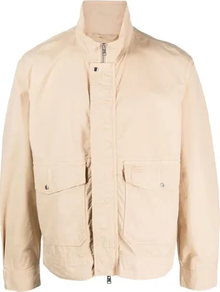 Crew zip-up bomber jacket