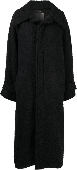 Single Breasted Virgin Wool Coat