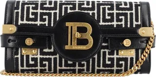 Balmain Monogram Logo Plaque Shoulder Bag