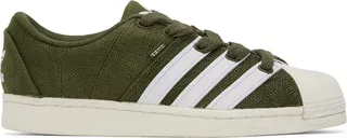 adidas Originals Khaki Superstar Supermodified Sneakers