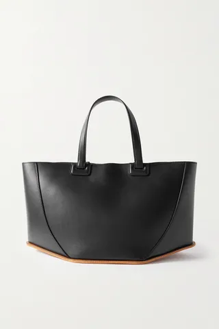 Gabriela Hearst - Coyote Paneled Leather Tote - Black