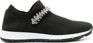 Verona crystal-embellished trainers