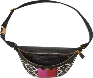 kate spade new york Spade Flower Jacquard Stripe Shelley Belt Bag