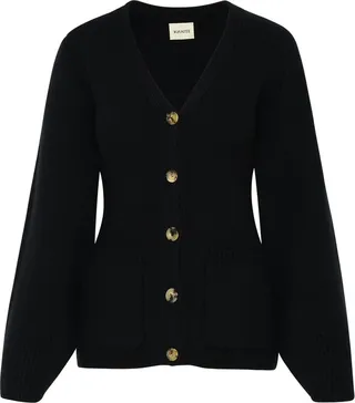 Khaite Lucy Slim Fit V-Neck Cardigan