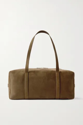 The Row - Gio Suede Weekend Bag - Green