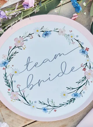Team Bride Plate