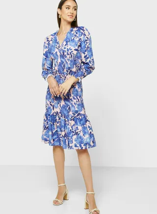 Printed Mermaid Dress