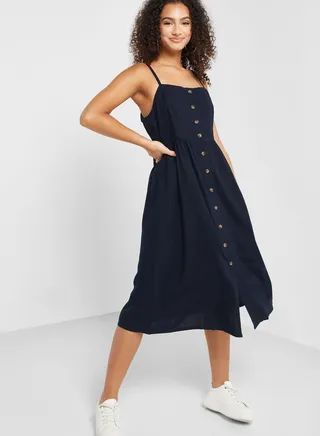 Tiered Strappy Dress