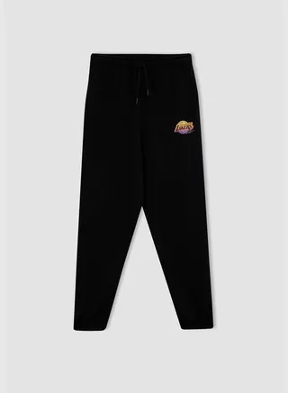 Woman NBA Los Angeles Lakers Licenced Oversize Fit Knitted Trousers