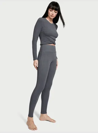 Double Waffle Knit Leggings
