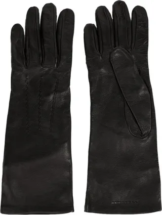 Burberry Logo Embossed Gloves