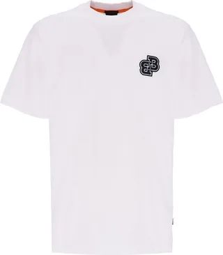logo print short-sleeved T-shirt