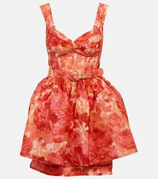High Tide linen and silk minidress