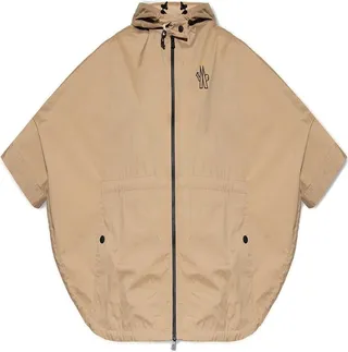 Moncler Grenoble Day Namic Logo Patch Cape Jacket