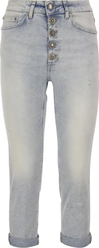 Koons - Loose Jeans With Jewelled Buttons