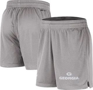 Men's Nike Gray Georgia Bulldogs Mesh Performance Shorts