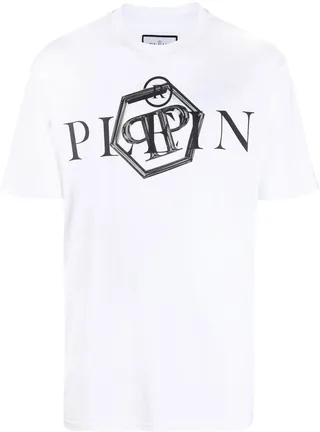 logo-print cotton T-shirt