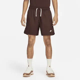 Men's Nike Sportswear Sport Essentials Woven Lined Flow Shorts in Brown