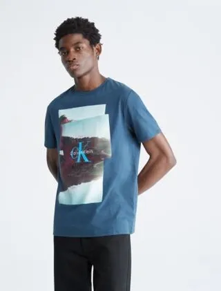 Mountain Graphic Logo Crewneck T-Shirt