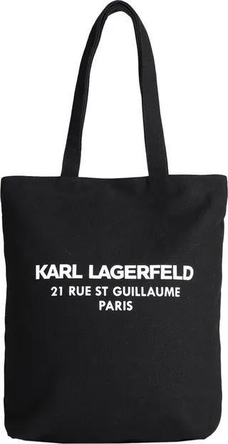 Rsg Small Canvas Shopper Handbag Black