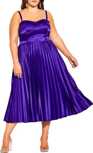Fit & Flare Midi Dress