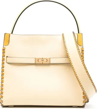 Neutral Lee Radziwill Whipstitch Tote Bag