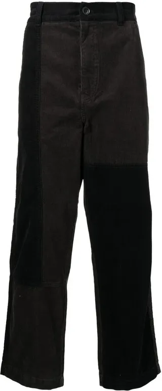 Corduroy Straight-Leg Trousers