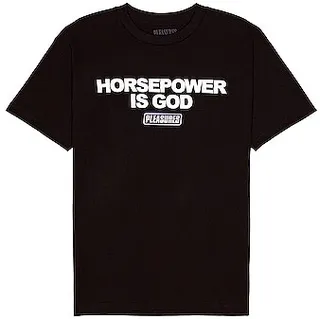 Pleasures Horsepower T-Shirt in Black
