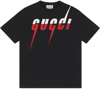 T-shirt with Gucci Blade print